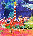 Clubhouse Turn by Leroy Neiman